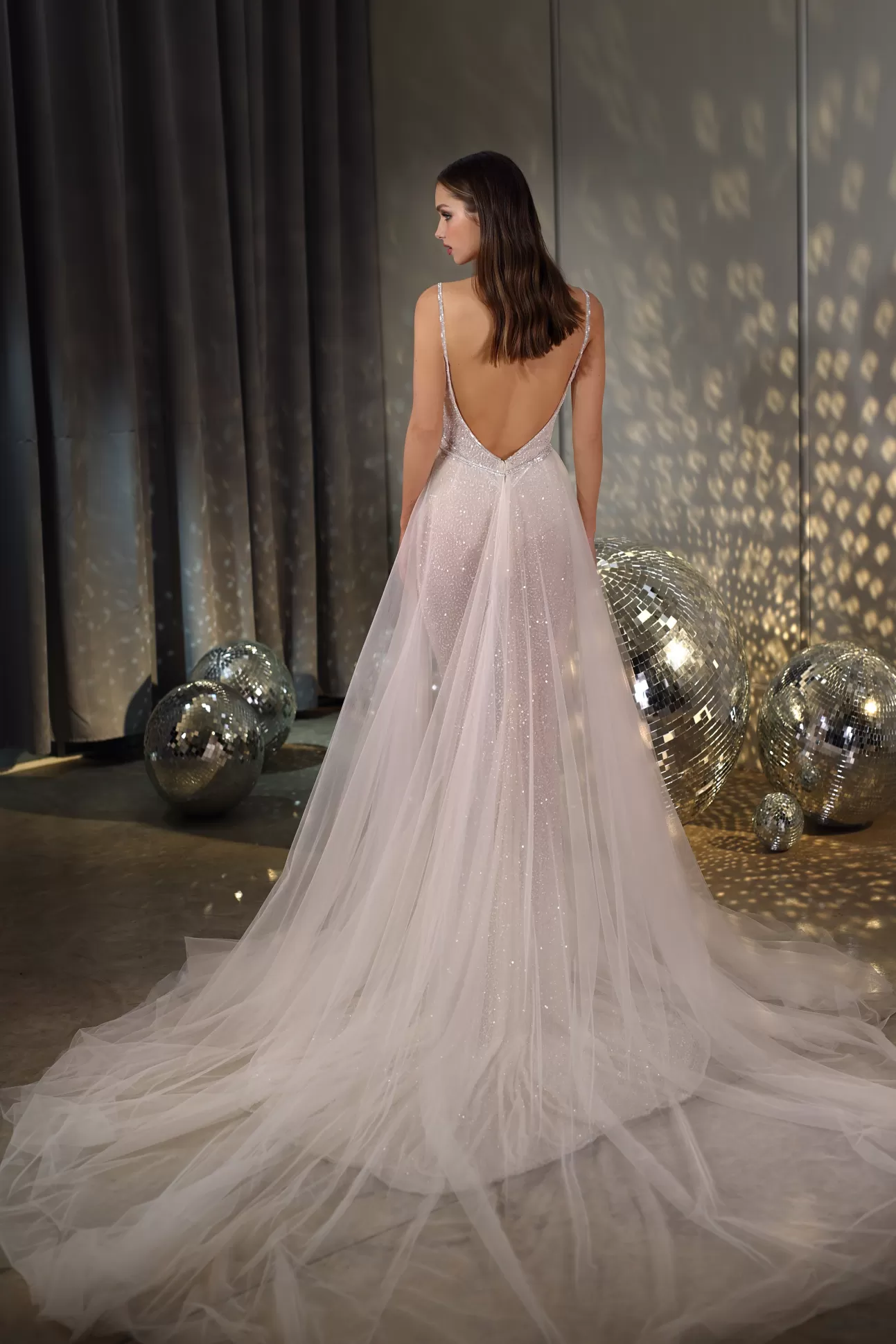 GALIA LAHAV Glitter Overskirt Best Sale