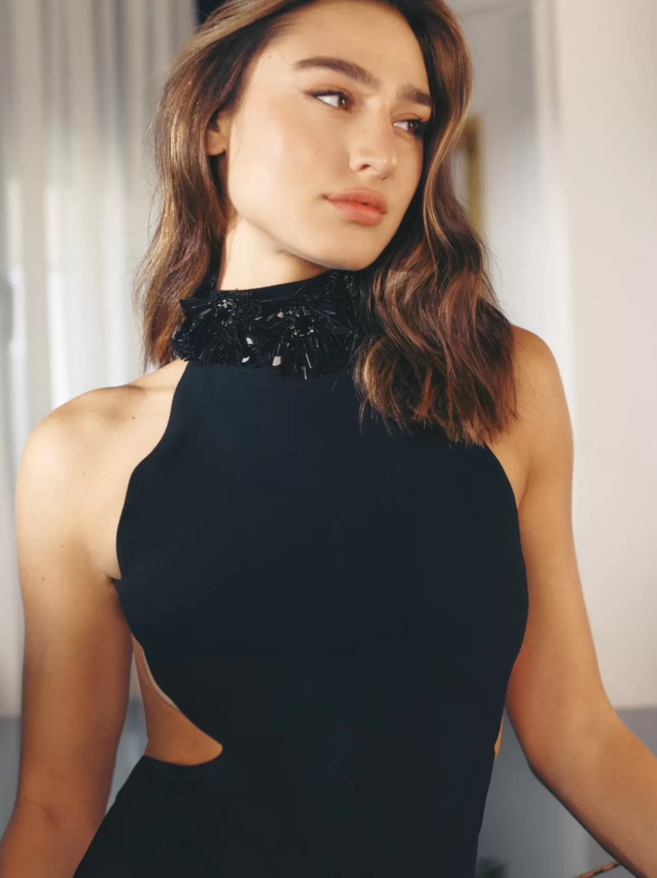 GALIA LAHAV Julia Choker Black New